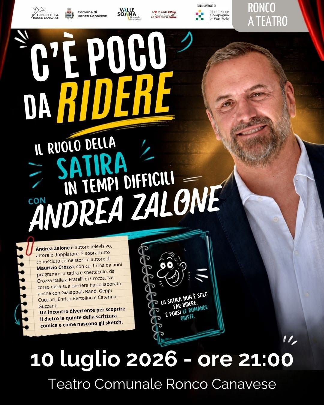Immagine di C’è poco da ridere. O forse sì. Ma non solo.