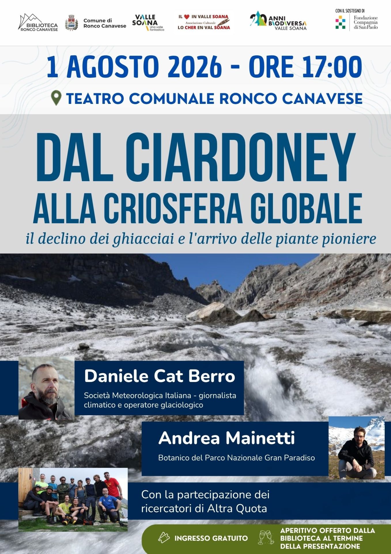 Immagine di DAL CIARDONEY ALLA CRIOSFERA GLOBALE il declino dei ghiacciai e l'arrivo delle piante pioniere