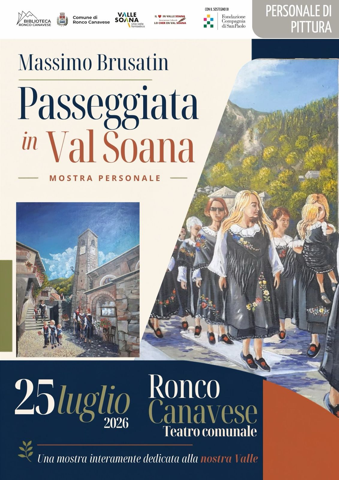 Immagine di Mostra personale di Massimo Brusatin "Passeggiata in Val Soana"