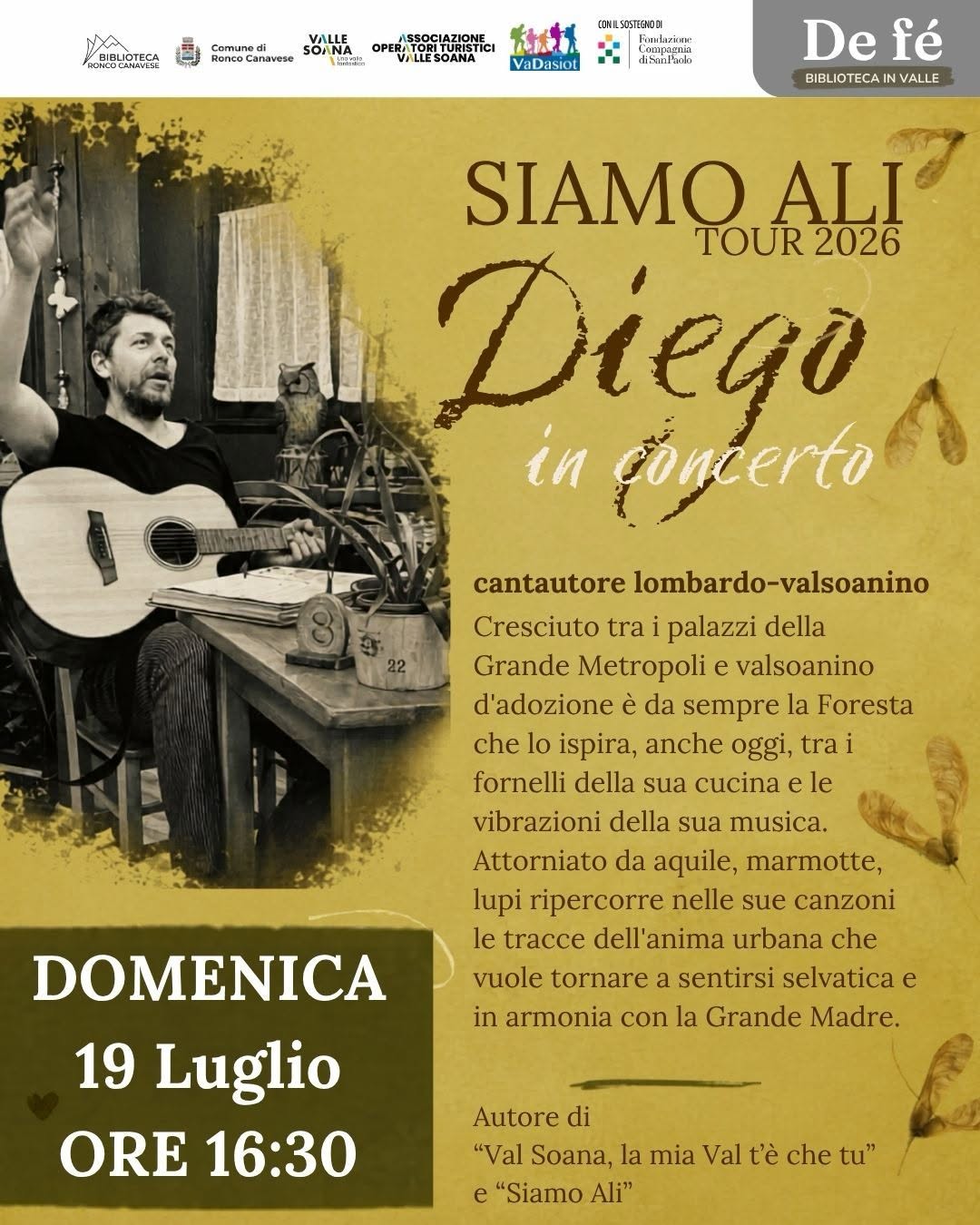 Immagine di DIEGO - SIAMO ALI TOUR 2026